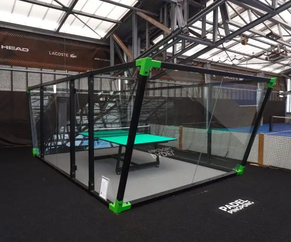 Padel Ping Pong constructie van I-Padel, ontworpen voor duurzaamheid en gebruiksgemak